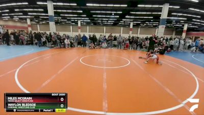 75 lbs Round 2 - Miles McGrain, Texas Select Wrestling vs Waylon Bledsoe, Cardinal Wrestling Club