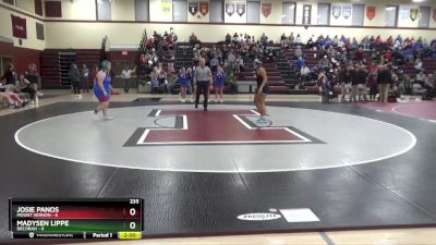 235 lbs Round 2 (3 Team) - Josie Panos, Mount Vernon vs Madysen Lippe, Decorah