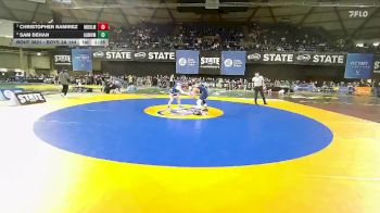 Boys 3A 144 lbs Quarterfinal - Christopher Ramirez, Meadowdale vs Sam DeHan, Auburn Mountainview