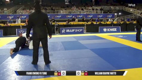 William Duayne Watts vs Frank Kwong Fu Tung 2026 Pan Jiu Jitsu IBJJF Championship
