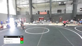 66 lbs Rr Rnd 5 - Aaliyah Blevins, Askeo International Mat Club vs Evelynn Zimmer, Askeo International Mat Club