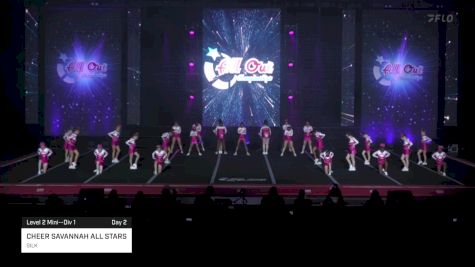 CHEER SAVANNAH ALL STARS - SILK [2024 Level 2 Mini--Div 1 Day 2] 2024 The All Out Grand Nationals