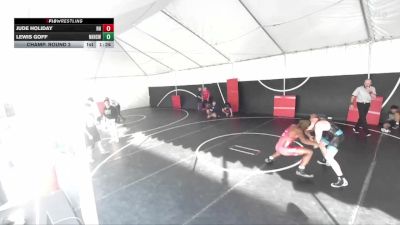 175 lbs Champ. Round 2 - Jude Holiday, Rough House vs Lewis Goff, Newport Harbor High School Wre