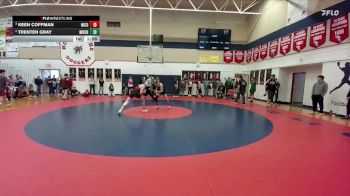 150 lbs Semifinal - Keen Coffman, Niobrara County vs Trenten Gray, Moorcroft