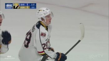 Emil Hemming Blasts 26th Goal Of The Season For Barrie