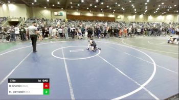 77 lbs Consi Of 4 - Brody Shelton, Combat vs Micah Bernstein, Orland WC