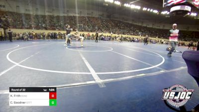 76 lbs Round Of 32 - Kase Frith, Duncan Demon Wrestling vs Cash Goodner, Standfast