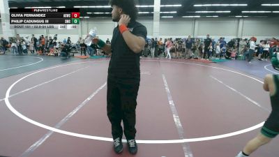 45.2-46.8 lbs Champ. Round 3 - Davis Bellene, Vici Wrestling Club vs Santana Rosales, Silverback Wrestling Fort Worth