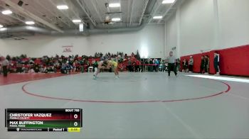 150 lbs 9th Place Match - Max Buffington, Fossil Ridge vs Christofer Vazquez, Pueblo County
