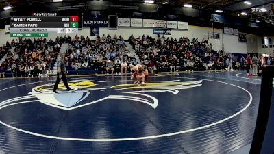 184 lbs Cons. Round 2 - Wyatt Powell, Minnesota State Moorhead vs Damen Pape, Northern State