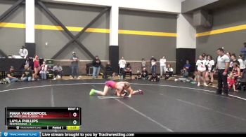 106 lbs Placement (4 Team) - Mara Vanderpool, NE Wrestling Academy vs Layla Phillips, FEWTeamIowa