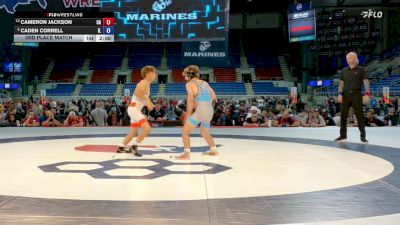 113 lbs 3rd Place Match - Cameron Jackson, CA vs Caden Correll, IL