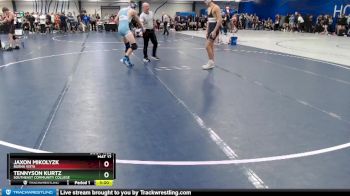 Silver 157 lbs Cons. Round 3 - Tennyson Kurtz, Southeast Community College vs Jaxon Mikolyzk, Buena Vista