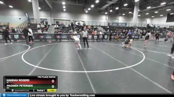 122 lbs 7th Place Match - Hannah Rogers, IA vs Madisen Petersen, NE