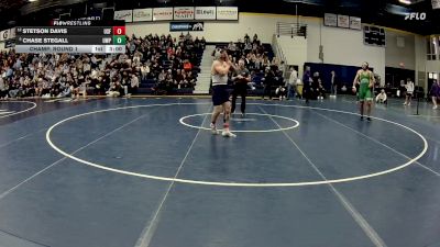 197 lbs Champ. Round 1 - Chase Stegall, Wisconsin-Parkside vs Stetson Davis, Sioux Falls