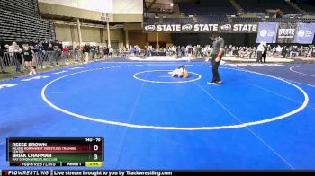 75 lbs Champ. Round 1 - Briak Chapman, Mat Demon Wrestling Club vs Reese Brown, Inland Northwest Wrestling Training Center
