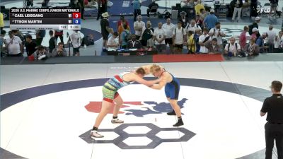 285 lbs Semis - Cael Leisgang, Wisconsin vs Tyson Martin, Wisconsin
