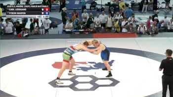 285 lbs Semis - Cael Leisgang, Wisconsin vs Tyson Martin, Wisconsin