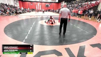 138 lbs Cons. Round 2 - Aiden Eisenburg, Grayslake (CENTRAL) vs Aibar Aitkaliuly, Arlington Heights (HERSEY)