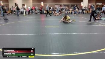 95 lbs Round 2 (4 Team) - Liam Finney, Untouchables Purple vs Preston Pas, Team Palmetto