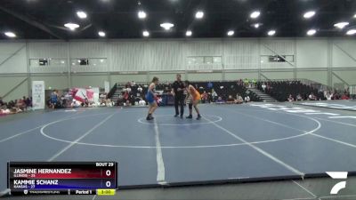 152 lbs Placement Matches (16 Team) - Jasmine Hernandez, Illinois vs Kammie Schanz, Kansas