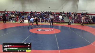 150 lbs Round 3 - Tyrese Pitts, Opelika Hs vs Zechariah Blevins, Helena