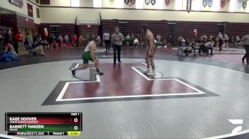 JV-28 lbs Semifinal - Barrett Marzen, Osage vs Kage Hoover, Cedar Rapids Kennedy