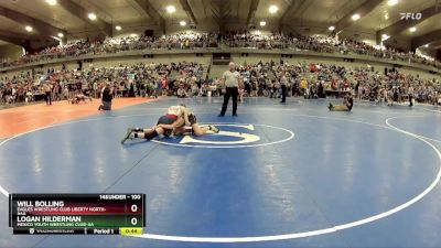 100 lbs Cons. Round 2 - Logan Hilderman, Mexico Youth Wrestling Club-AA vs Will Bolling, Eagles Wrestling Club Liberty North-AAA