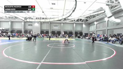 107 lbs Consi Of 8 #1 - Nicoletta Pacifico, Jonathan Law vs Jazmin Soto, Maloney