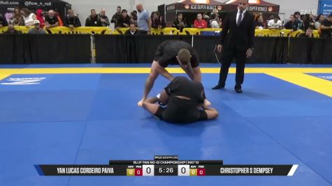 Christopher S Dempsey vs Yan Lucas Cordeiro Paiva 2026 Pan IBJJF Jiu-Jitsu No-Gi Championship