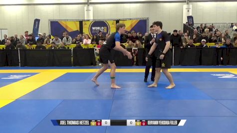 Benyamin Yehoshua Fuller vs Joel Thomas Hetzel 2024 World IBJJF Jiu-Jitsu No-Gi Championship