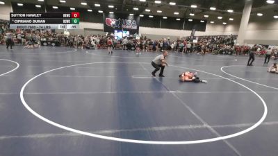 74 lbs Champ. Rd Of 32 - Sutton Hawley, Keystone Kids Wrestling Club vs Cipriano Duran, Bear Cave Wrestling Club