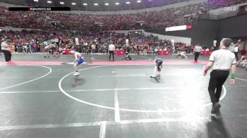 90 lbs Champ. Round 2 - Masyn Volkman, Shiocton vs Ryker Ahrens, Askren Wrestling Academy