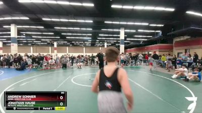 120 lbs Champ. Round 1 - Andrew Sonnier, Rebel Wrestling Club vs Jonathan Hause, NB Elite Wrestling Club