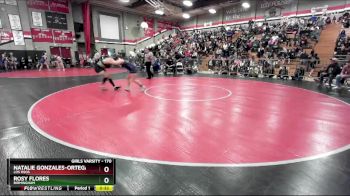 170 lbs Cons. Round 2 - Natalie Gonzales-Ortega, Los Osos vs Rosy Flores, Birmingham