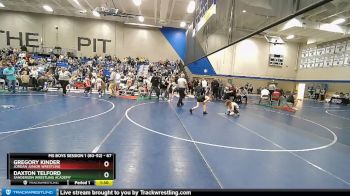 67 lbs Quarterfinal - Daxton Telford, Sanderson Wrestling Academy vs Gregory Kinder, Jordan Junior Wrestling