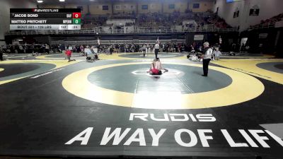 126 lbs Consi Of 16 #2 - Jacob Bond, Baylor School vs Matteo Pritchett, William Penn Charter