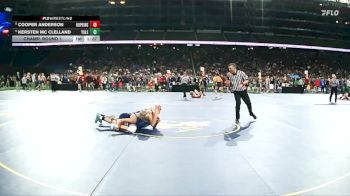 D3-132 lbs Champ. Round 1 - Cooper Anderson, Hopkins vs Kersten Mc Clelland, Yale