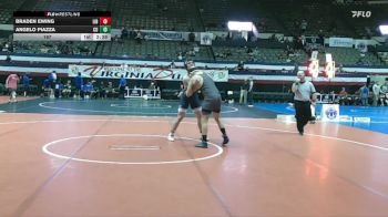 197 lbs Semis & Wb (16 Team) - Angelo Piazza, Centenary University vs Braden Ewing, Liberty