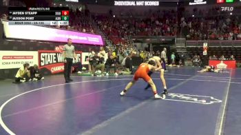 2A-126 lbs Cons. Round 2 - Jayden Steapp, Solon vs Jaxson Port, Alburnett