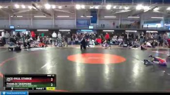 35 lbs Cons. Semi - Jace-Paul Starkie, PWC vs Thorijn Skidmore, Madison County Youth Wrestling