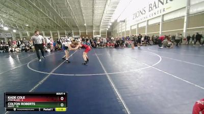 110 lbs Round 2 (4 Team) - Kade Cole, Utah Black vs Colton Roberts, INWTC