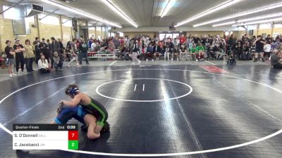 130 lbs Quarterfinal - Sid O'Donnell, Dallas vs Christopher Jacobacci, Jim Thorpe