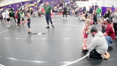 40/45 Round 5 - Amelia McIntosh, Ninety Six Wrestling vs Everleigh Baxley, West Wateree