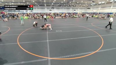138 lbs Cons. Round 6 - Caden Byrum, Unattached vs Colin Huminsky, ISI Wreslting Club