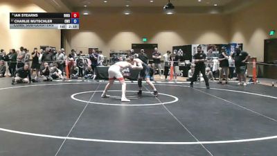 126 lbs Cons. Sub-quarters - Ian Stearns, Bad Karma vs Charlie Mutschler, Cavalier Wrestling Club