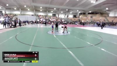 95 lbs Quarterfinal - Shooter Witt, Wave Wrestling Club vs Knox Ulvila, Williamson County Wrestling Cl