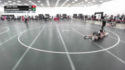 126 lbs 5th Place Match - Brody Wade, Pardeeville Boys Club Youth Wrestling vs Logan Gamroth, Wisconsin