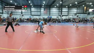 106 lbs Champ. Round 4 - Takoda Parker, Blacksburg High School vs Nolan Mather, Grizzly Wrestling Club