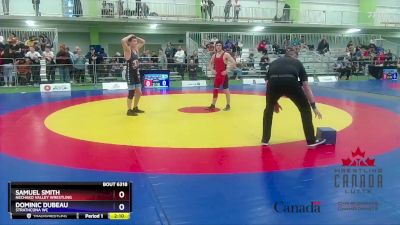 55kg Cons. Semi - Samuel Smith, Nechako Valley Wrestling vs Dominic Dubeau, Strathcona WC